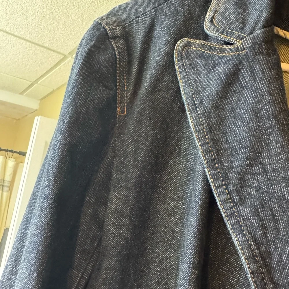 The Limited Indigo Denim Blazer - Picture 5 of 9